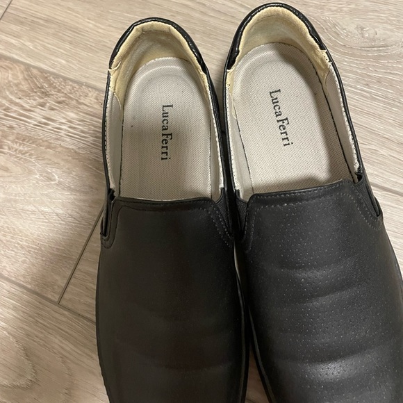 Black Slip On Sneakers - Picture 2 of 5